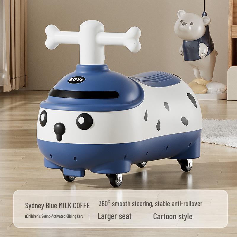 Универсальный детский планер против опрокидывания: Бесшумный детский твист-баланс-кар, идеальный подарок для малышей 1-3 лет