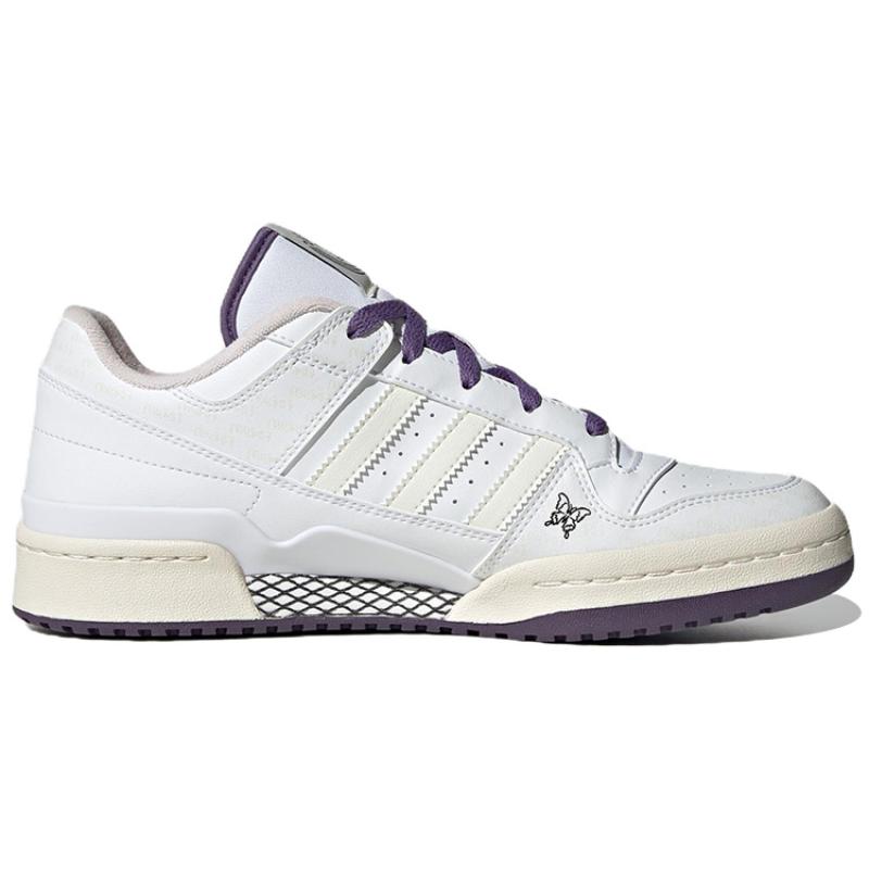 adidas Кроссовки Originals Forum Low Cl 'Белый Фиолетовый' IE2121