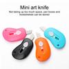 2Pcs Mini Cutter Safe Blade Mini Utility Cutter Lightweight Portable Telescopic Cutting Tool for Home Office