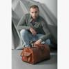 Новая дорожная сумка из натуральной козьей кожи Duffel Gym Men Brown Duffle Overnight Luggage