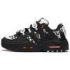 Li Ning CF Retro Series, Yu 2.0 Хэллоуин Низкие Повседневные Кроссовки Унисекс Черный Белый AGCS309-6