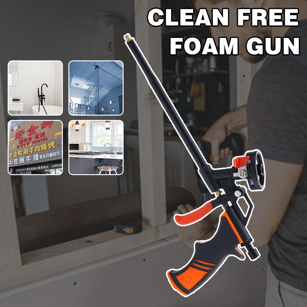 Пистолет для полиуретановой пены, расширяющийся пистолет-распылитель, струйный пистолет для клея, металлический полиуретановый распылитель, насос, герметик, инструмент для герметизации при ремонте дома