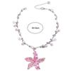 Imitation Pearl Pearls Necklace Bohemia Clavicle Chain Starfish Pendant Necklace  Jewelry Gifts