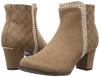 TEAN Women's Short Boots, Beige Suede, Size 22.0 Cm, TN4012
