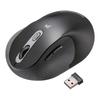 SANWA SUPPLY Silent Wireless Ergonomic Mouse (2.4GHz Wireless, 58mm Height) MA-EWBS528LBK