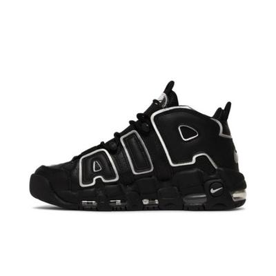 Air More Uptempo 'Black Metallic Silver' DQ0839-001 Женская обувь