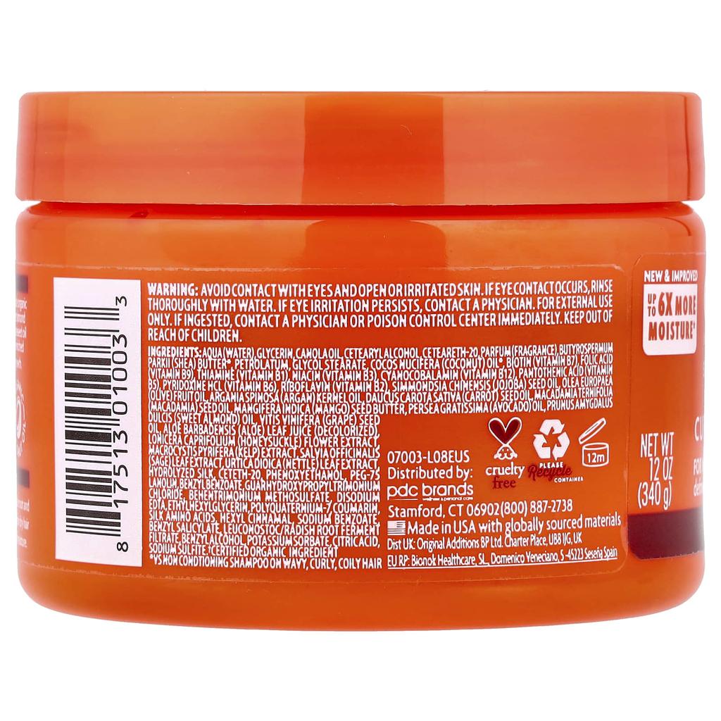 Cantu Shea Butter, Coconut Curling Cream, 340g (12oz)