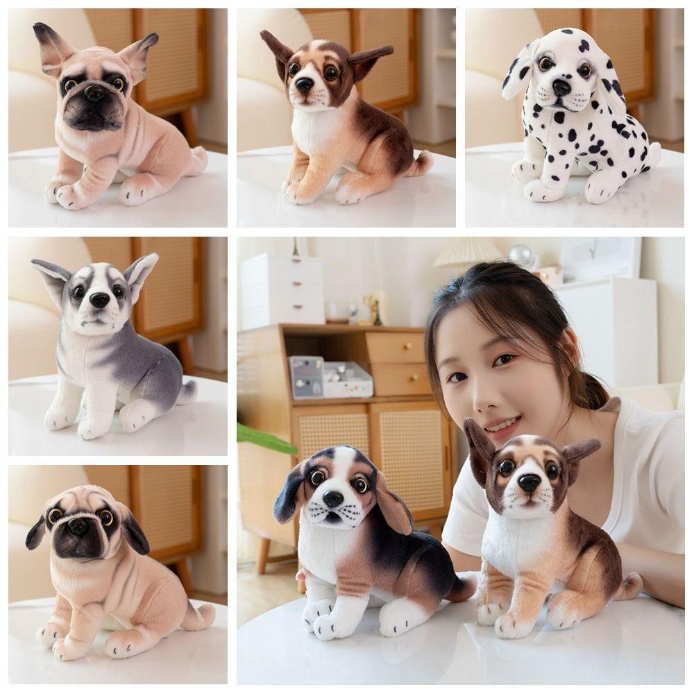 Мягкая игрушка Мягкая кукла-собака Золотистый ретривер Имитация собаки Плюшевая Дети Подруги