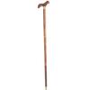 Professional Folding Walking Stick Ebony Wooden Cane with T Handle for Elderly Mobility