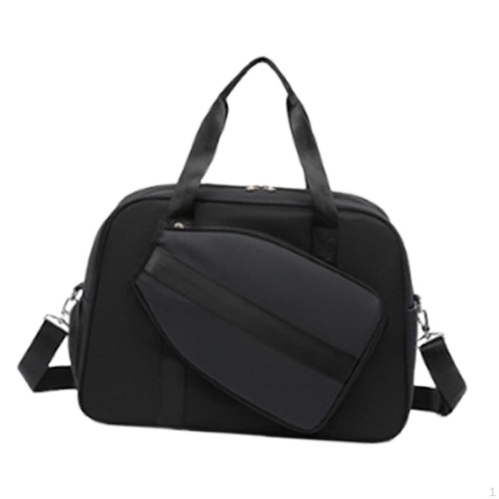 Сумка для пиклбола бадминтона регулируемый плечевой ремень легкая большая водонепроницаемая сумка