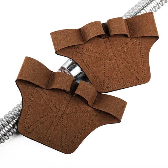 1 пара накладок для захвата для тяжелой атлетики, защита для рук, 4 пальца, перчатки для тренировок в спортзале, двухслойные нескользящие спортивные аксессуары для фитнеса