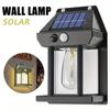 1pc Outdoor Solar Wall Lights, LED Garden Lights, Solar Hanging Lights for Garden, Doorway, Courtyard