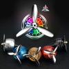 Car Decoration Car Air Vent Freshener Perfume Clip Helicopter with LED Colorful Ambience Light Fan Fragrance Aroma Diffuser