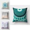 Elegant Boho Mandala Flower Square Cushion Cover For Stylish Home And Car Decoration