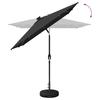 Garden Umbrella with LED Lights and Base 200 x 300 cm