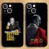 Чехол для телефона S-Series Better Call Saul для iPhone15,14,13,12,11,Pro,Max,Plus,Mini,X,XS,XR,8,7,6,S,Plus,SE Мягкий черный чехол