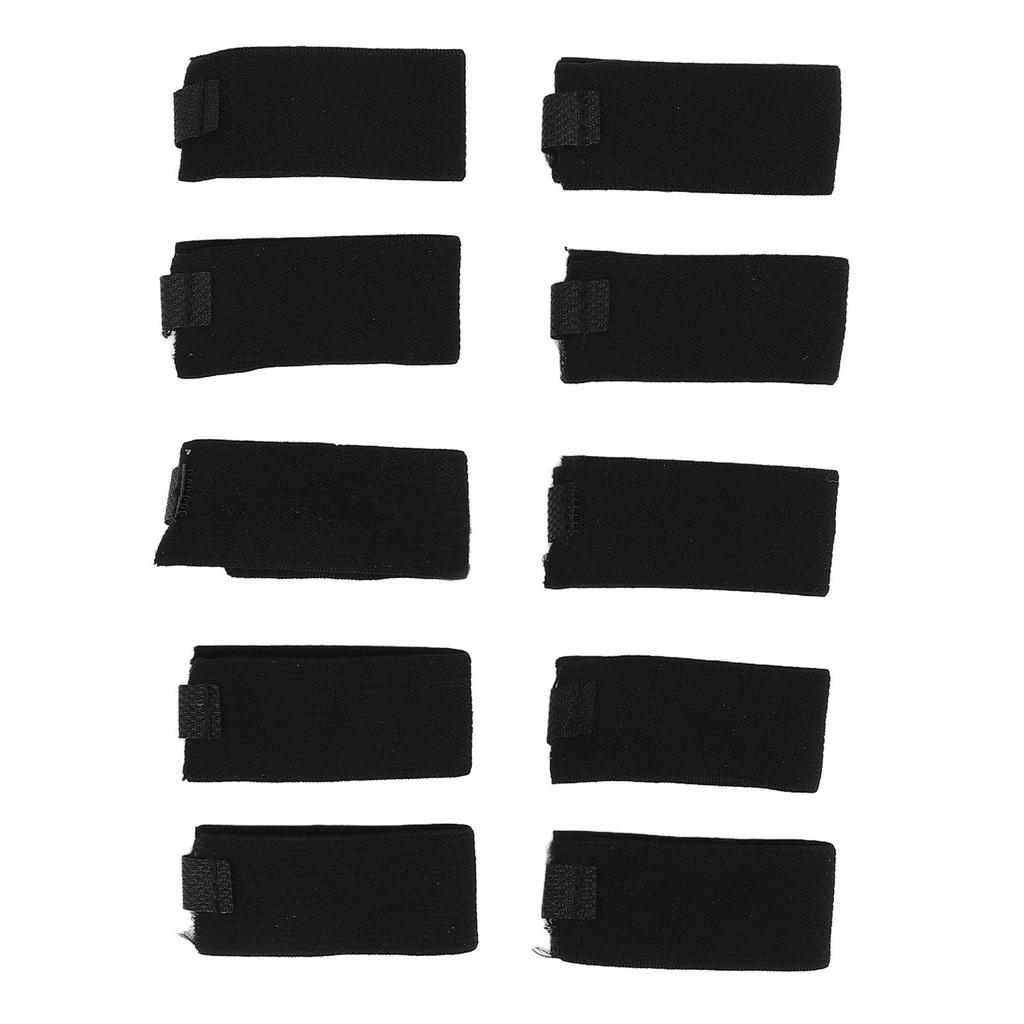 10 Pcs Men Fixer Holder Band Soft Double Sided Flannel Prevent Slip External Holder Strap Reusable