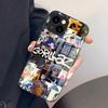 Аниме Рок-группа Gorillaz Чехол для телефона Для iPhone 17 Pro Max 15 Pro 16 14 Plus 12 13 Mini 11 Pro Ударопрочный Стеклянный чехол
