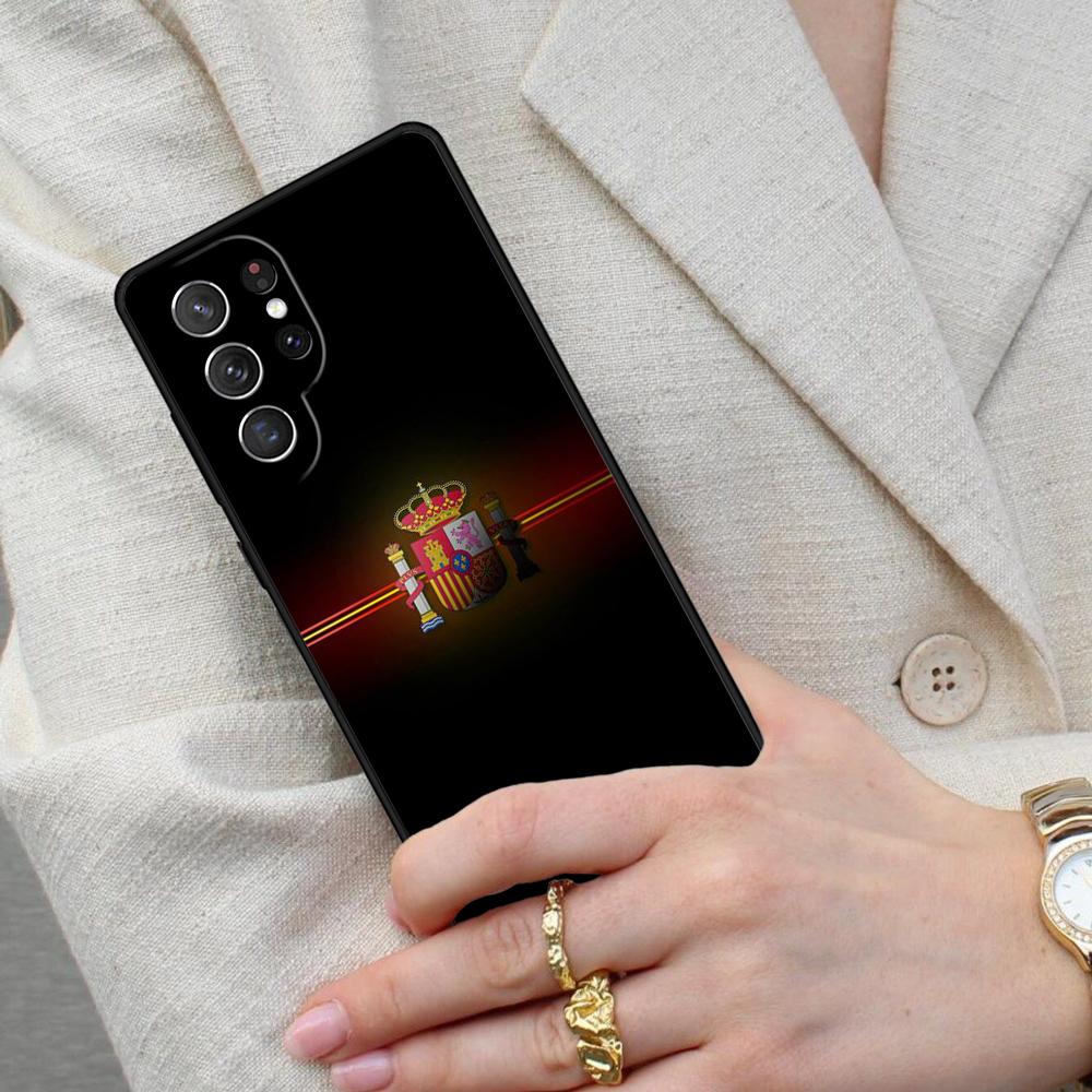 Чехол для телефона с гербом Испании для Samsung Galaxy S26 Ultra S25 S24 S23 S22 S21 S20 Note10