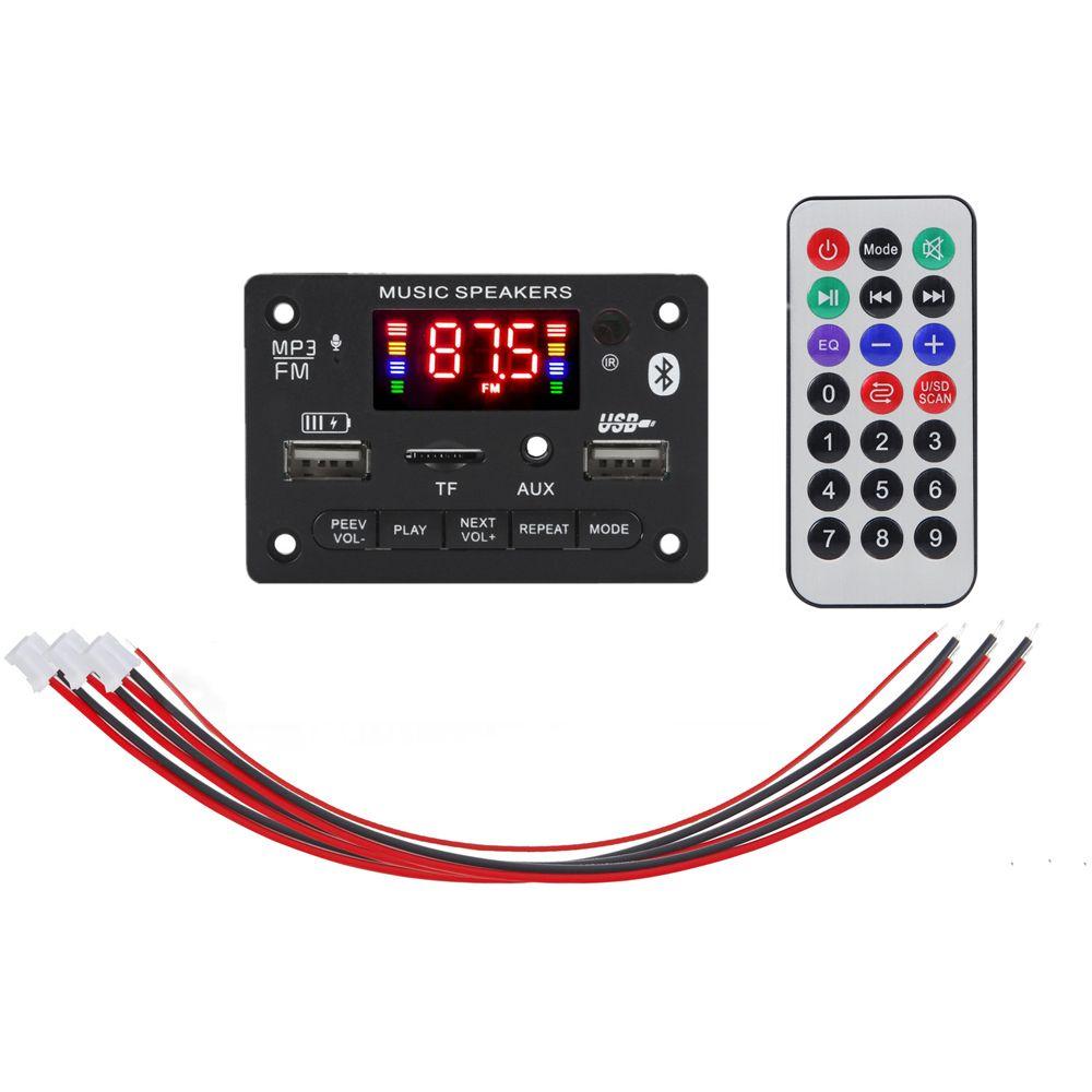 Мощная беспроводная плата декодирования MP3 Audio Bluetooth 5.0 Аудиомодуль Усилитель Плата Автомобильный Плеер