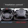 Real Carbon Fiber Steering Wheel Volume Button Cover For Corvette C8 20-25 US