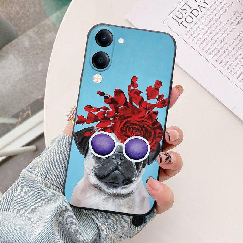 Для Vivo Y29S 5G Y19S Y04 4G Чехол для телефона астронавт Силиконовый Защита камеры Задняя крышка Для Vivo Y04 Y 04 Y19e Funda Coque