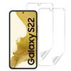 Пластиковая защита экрана для Samsung Galaxy S22 5G [Упаковка 2 шт.] Прочный защитник от царапин Ультратонкий Phonillico®
