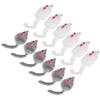12 игрушек-мышек для кошек Furry Interactive Play Mouse Toys для домашних кошек и котят