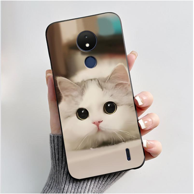 Милый Чехол Для Nokia C21 Fundas Capa Печатный Корпус Защитная Крышка Мягкий Силикон Мультяшный Чехол Для Телефона Coque