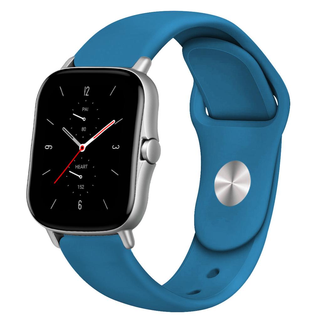 20 мм/22 мм ремешки для часов для Amazfit GTS 4/3/2/2e/Mini/GTR 42 мм/GTR 4/3 Pro Силиконовый браслет Amazfit helio/balance 2 bip 5 6 ремешок