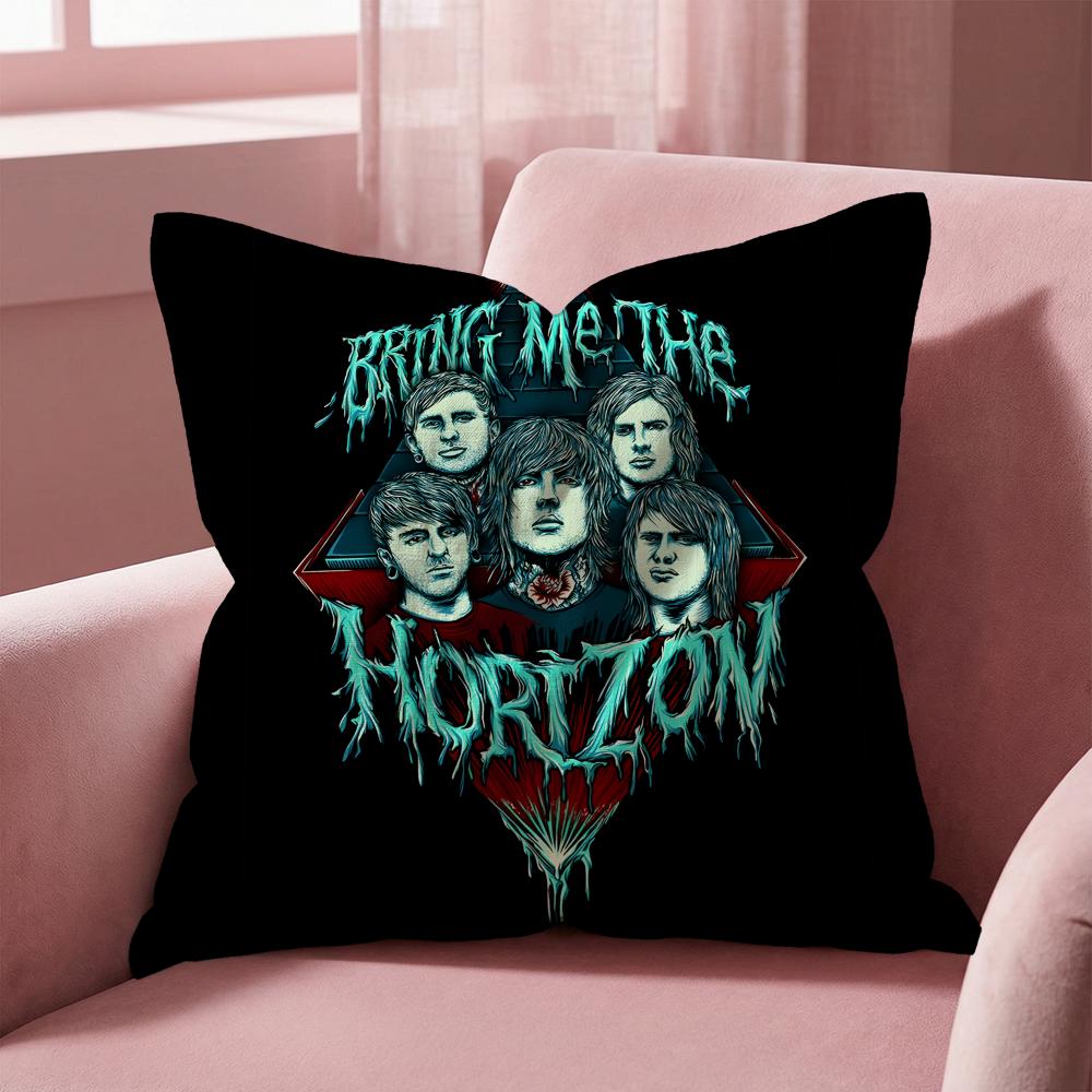 Наволочка Bring Me The Horizon для подушки, многоцелевая, для дома и автомобиля - Двусторонняя, мягкая и прочная, для ежедневного использования