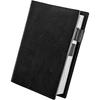 Dom Teporna A6 Size Planner Genuine Italian Book Cover for Men and Black with Pen Holder Cover, Paperback, Leather, Women,