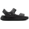 Nike Calm Sandal SE Black Metallic Silver Women Sneakers HJ9000-002