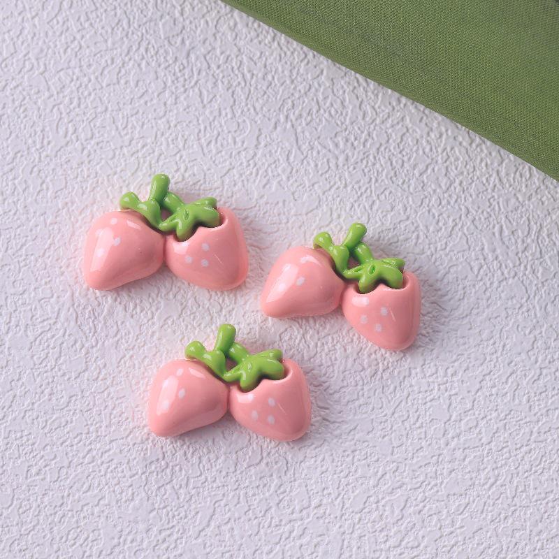 Заколка для волос и украшения из смолы в виде домика для клубники-кролика своими руками для детей