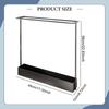 Badminton Racket Holder, Tennis Display Stand, Sturdy Metal Storage Organizer with Built-in