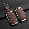 Чехол для ключа автомобиля для Jaguar XF XJ XE S-Type F-Type X-Type F-Pace I-Pace E-Pace Android XFR XKR Кожаный брелок из цинкового сплава