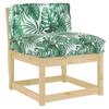Cushion Leaf Pattern 70 x 40 x 12 cm Oxford Fabric