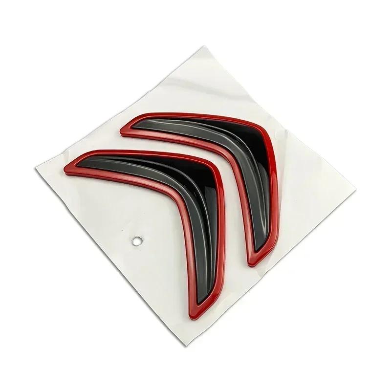 GESW6 Citroen 3D Car Logo Sticker 8cm/13.5cm Rear Trunk Badge for C3 C4 C5 C6 Elysee C4L Picasso Aircross Auto Emblem Accessories