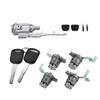 Uxcell Ignition Switch Cylinder Lock Front Door Lock Cylinder with Keys for Honda and Honda Element Silver 1 Set 06351-TE0-A11 CR-V 2002-2006