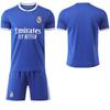 2025-26 Реал Мадрид 2-я выездная синяя футболка #9 Мбаппе #5 Беллингем #7 Винисиус Футбольные футболки