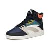 Anta Men Lifestyle Series High Top Skate Shoes Black Blue White 112138071-3