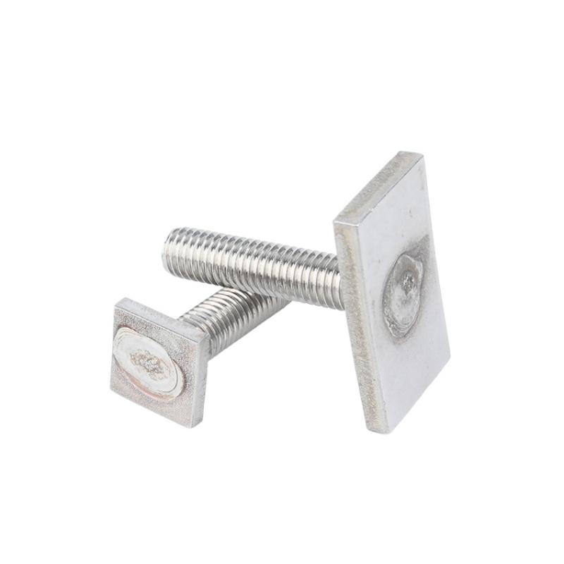 M6 M8 M10 304 Stianless Steel T-Slot Chute Rail Track T Shape Type Rectangle Hammer Head Screws Bolts