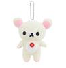 12cm Korilakkuma Bear Plush Keychains Cute RilakkumaKey Chain Keyholder Keyring Backpack Pendant Toys Charm Keychain Accessories