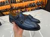 Men'S Buckle Cowhide Leather Business Large Size Leather Shoes Formal Office Leather Shoes British Style Fashion Foot Shoes