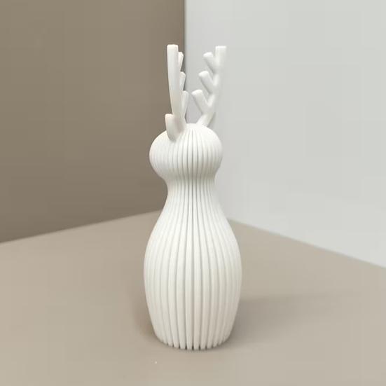 Современный скандинавский домашний декор, 3D-печатная скульптура оленя, настольная фигурка оленя, минималистичная креативная скульптура для офиса, праздничная статуэтка лося, гостиная