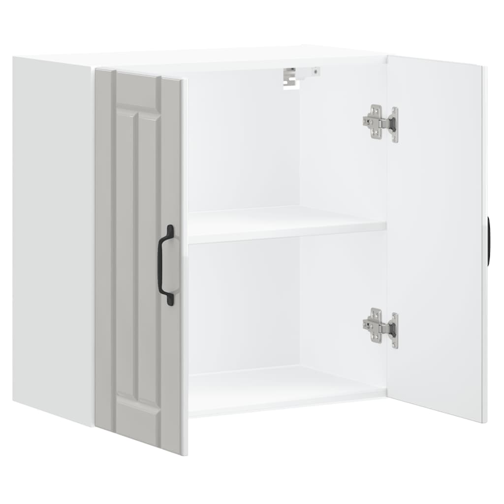 Lucca Kitchen Wall Cabinet High Gloss White Particleboard