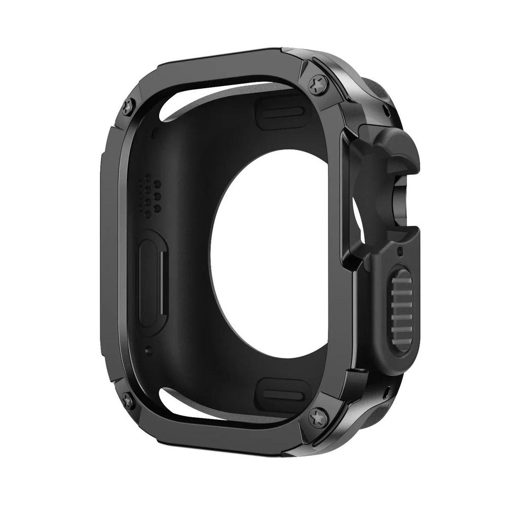 Чехол 2 в 1 для Apple Watch Series 10/9/8/7/SE/6/5/4 Ultra 46 мм 42 45 40 44 49 мм TPU + PC Ударопрочный Защитный Бампер для iwatch