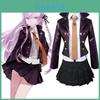 Костюм для косплея Danganronpa Кёко Киригири, комплект платья с потрясающим фиолетовым дизайном