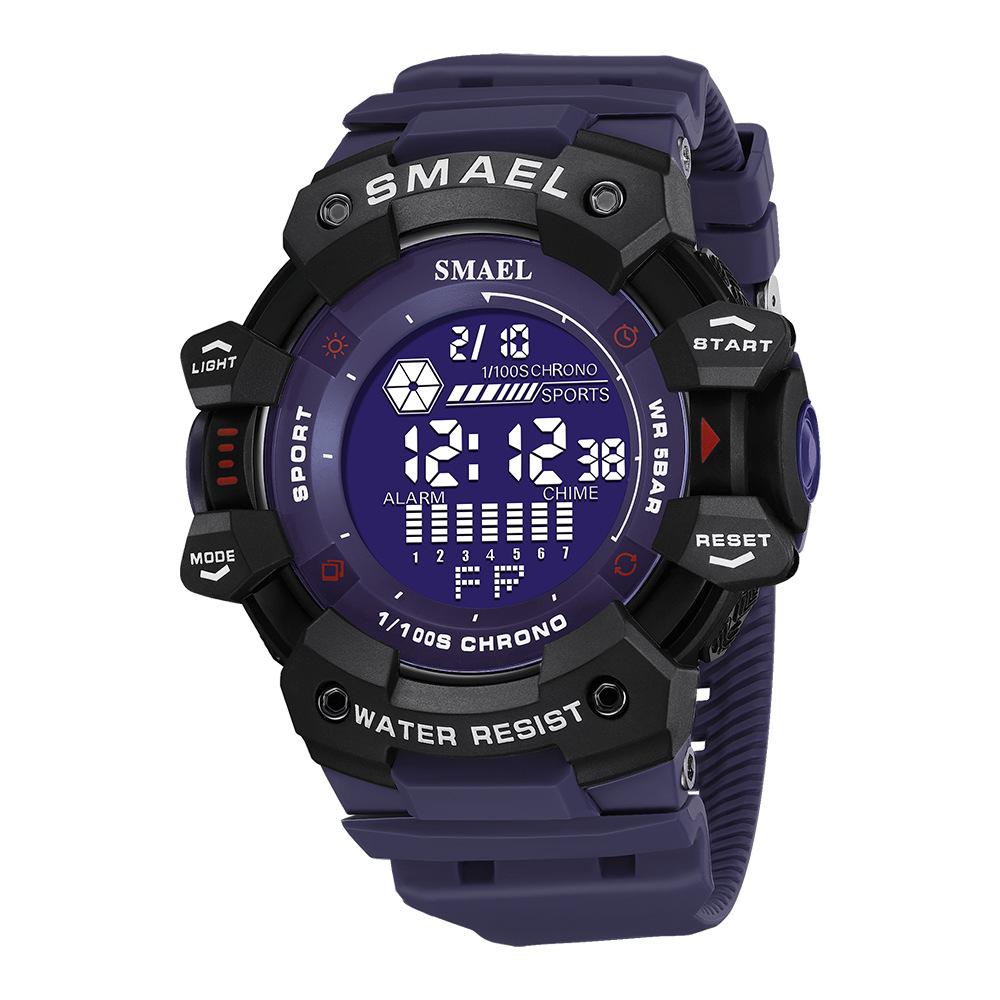 Smael 8050 Electronic Men's Digital Wrist Watches Waterproof Week Display Chronograph Men Digital Watches for Relojes De Hombre