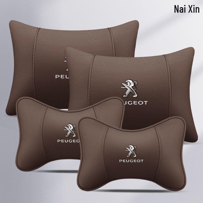 Peugeot 408/4008/2008/508L Headrest & Lumbar Support Cushions, Neck Pillows, and Interior Emblems.
